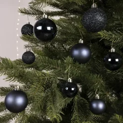 Joulukuusenkoristesetti Tummansiniset pallot 30 kpl