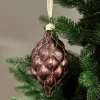 Joulukuusenkoriste Terttu lasia 11,5cm tumma violetti