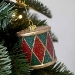 Joulukuusenkoriste Vintage rumpu 6 cm