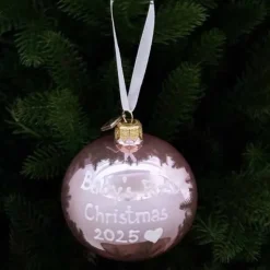 Joulupallo Baby’s first christmas vpun vuodet 2020-2025