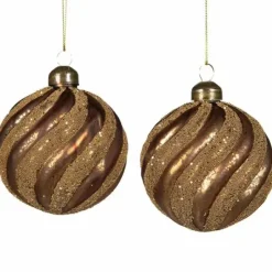 Joulupallo Swirl 8 cm