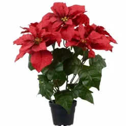 Joulutähti ruukussa 45 cm punainen
