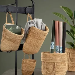 Juuttiruukku seinälle 46 cm