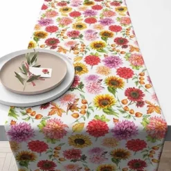 Kaitaliina Syksyn kukkaloisto 150 cm