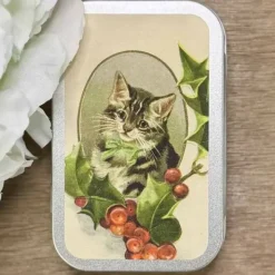 Karamellipastillit Kissa vihreässä rusetissa