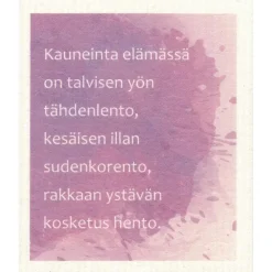 Kauneinta elämässä tiskirätti