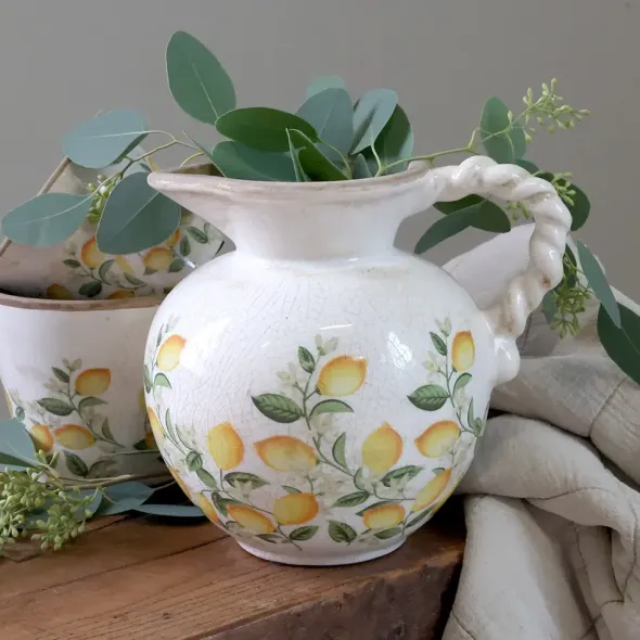 Keramiikkakannu Limone 18,5 cm