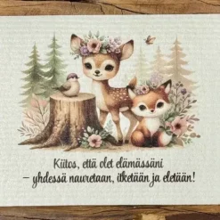 Kiitos että olet elämässäni tiskirätti