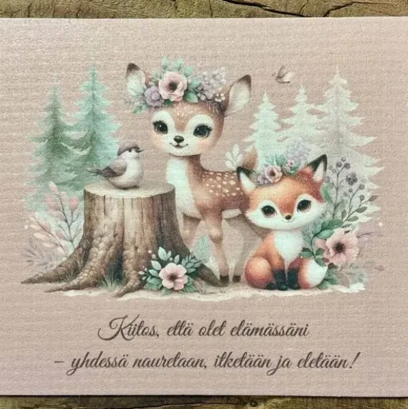 Kiitos että olet elämässäni tiskirätti