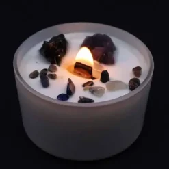 Kristallikynttilä Solar Plexus Chakra
