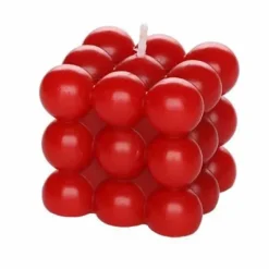 Kuplakynttilä 6 cm tummanpunainen