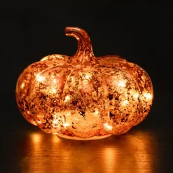 Kurpitsakoriste led-valolla 15 cm