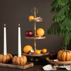 Kurpitsakynttilänjalka oranssi