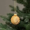 Kuusenkoriste Lasitähti 6 cm kupari
