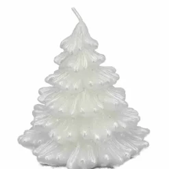 Kynttilä kuusi valkoinen 12,5 cm