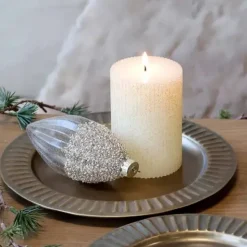 Kynttilänalunen antiikkipronssi 23 cm