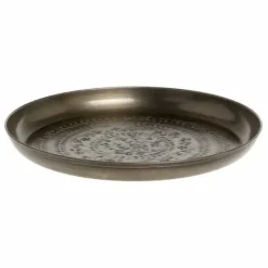 Kynttilänalunen antiikkipronssi 26 cm