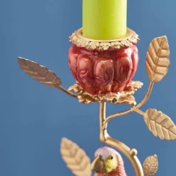 Kynttilänjalka Värikkäät papukaijat 33 cm