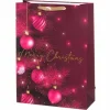 Lahjakassi Merry Christmas 42 cm pinkki