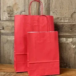 Lahjakassi punainen 25 cm