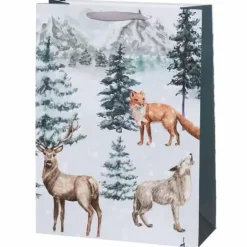 Lahjakassi Talvimetsä 42 cm