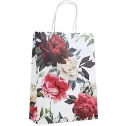 Lahjakassi Wild Bouquet 41 cm valkoinen
