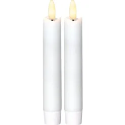 LED-antiikkikynttilä 15 cm 2 kpl