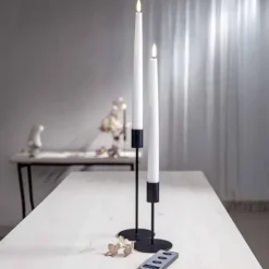 LED-antiikkikynttilä 2 kpl + kaukosäädin