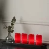LED-kynttilä 4 kpl setti + kaukosäädin