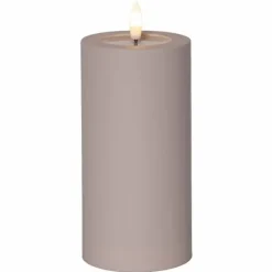 LED-kynttilä Softis vaaleanruskea 17,5 cm
