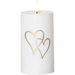 LED-kynttilä Sydämet 14 cm