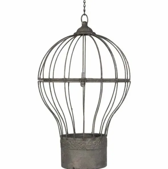Lintuhäkki antiikkiharmaa 43 cm