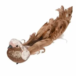 Lintukoriste klipsillä kupari 24 cm