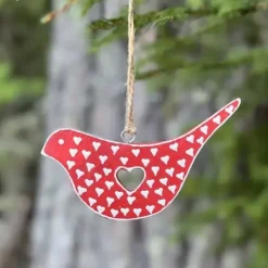 Lintukoriste punainen 12,5×7 cm
