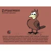 Luonnelinnut postikortti Suklaasieppo