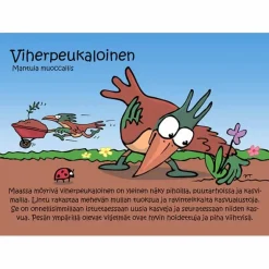 Luonnelinnut postikortti Viherpeukaloinen