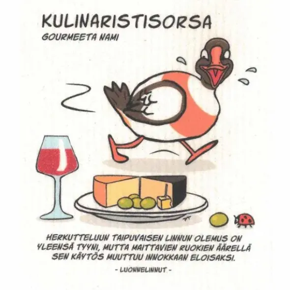 Luonnelinnut tiskirätti Kulinaristisorsa
