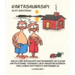 Luonnelinnut tiskirätti Rantasaunasipi