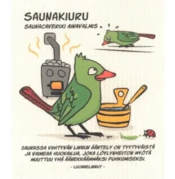 Luonnelinnut tiskirätti Saunakiuru