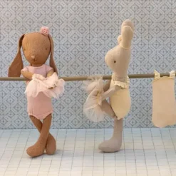 Maileg Ballerinan vaatteet roosa, koko 1