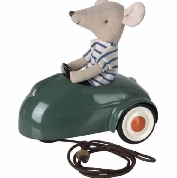 Maileg hiiren auto tummanvihreä