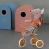 Maileg hiiren kolmipyörä okrankeltainen
