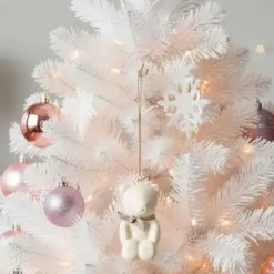 Maileg joulukoriste nalle rasiassa, sininen