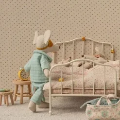 Maileg Vintage sänky hiirelle luonnonvalkoinen