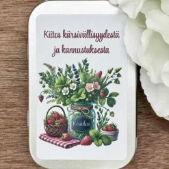 Mansikkapastillit Kiitos kärsivällisyydestä ja kannustuksesta