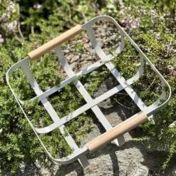 Metallikori taupe 25×23,5 cm