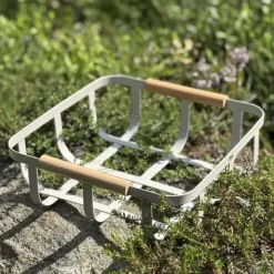 Metallikori taupe 25×23,5 cm