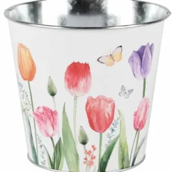 Metalliruukku Tulppaanit 14 cm
