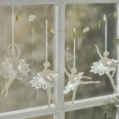 Nostalginen Paperikoriste Ballerina – useita vaihtoehtoja