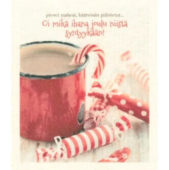 Oi mikä ihana joulu tiskirätti